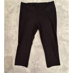 Nike Dri-FIT Leggings Women’s Medium Black Mesh Panels High Rise Athletic Pants